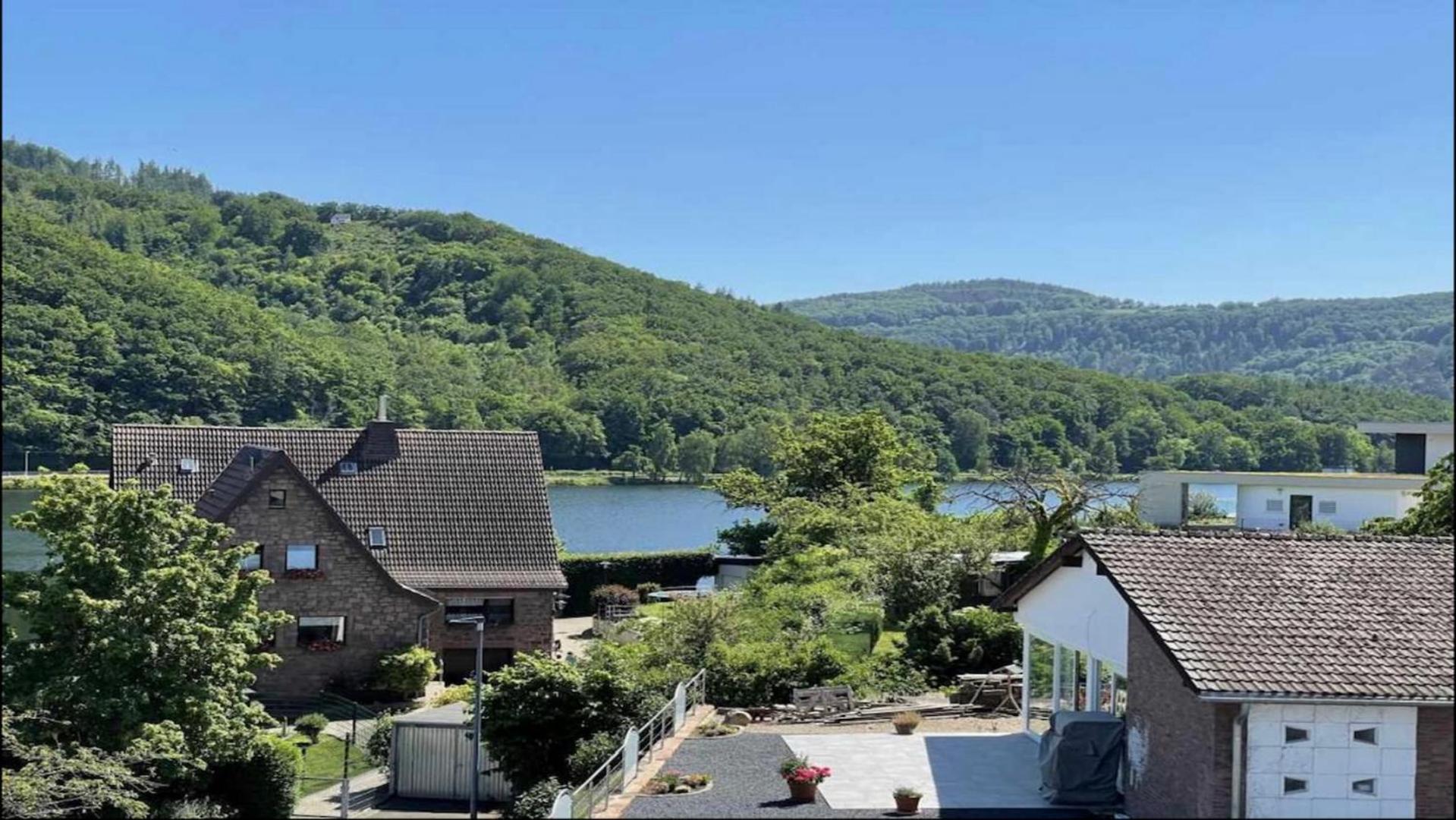 Green Seeblick Hotel Am See Obermaubach Exterior foto